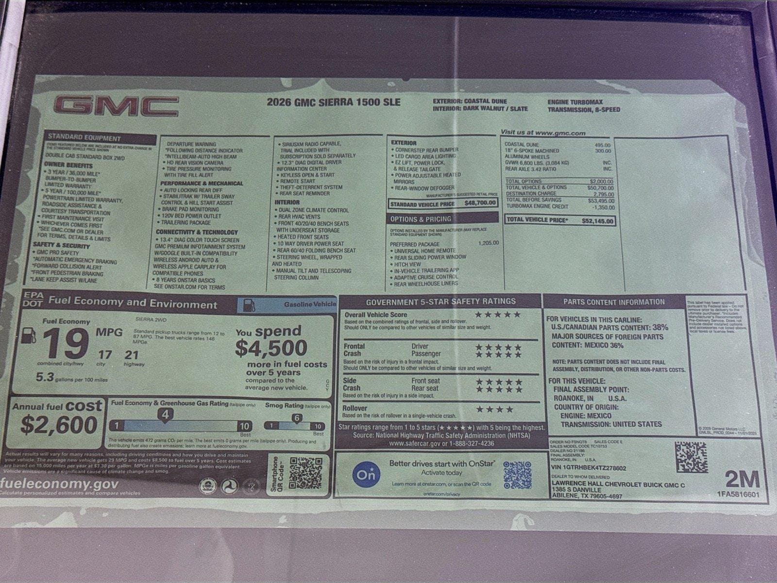 2026 GMC Sierra 1500 SLE - Photo 20