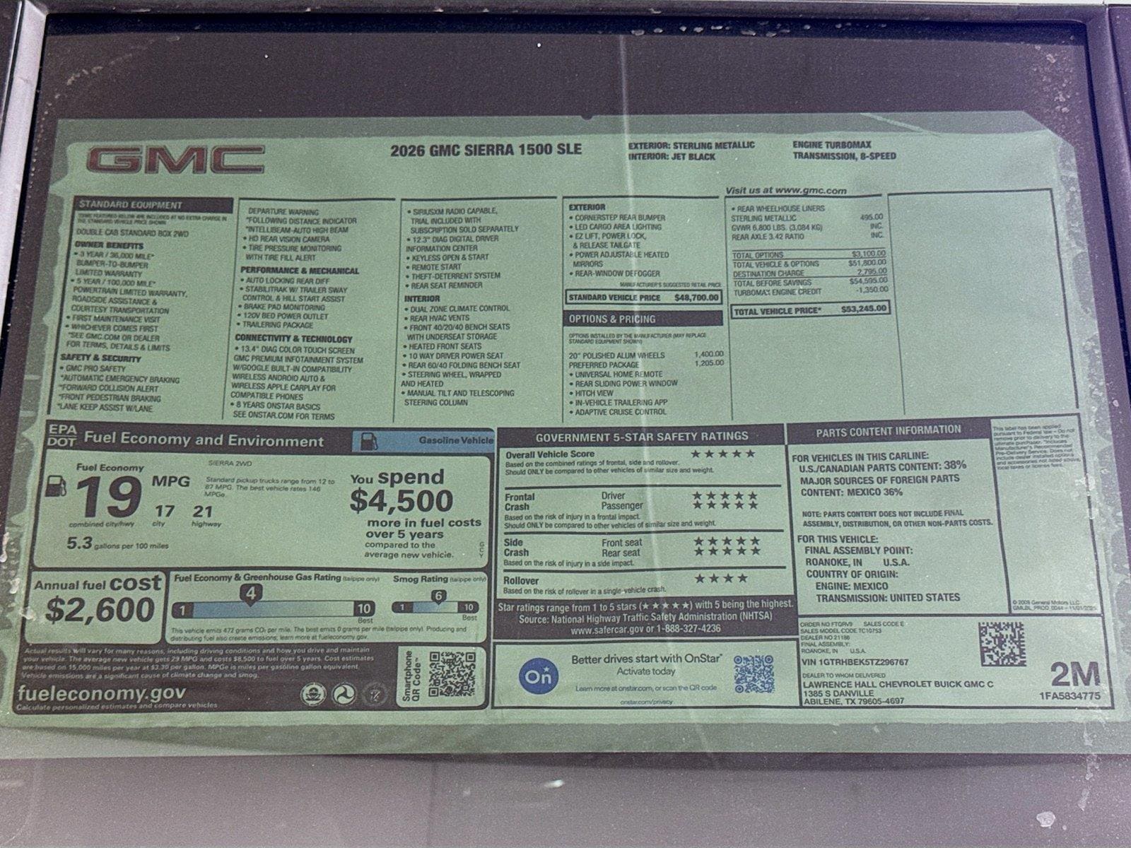 2026 GMC Sierra 1500 SLE - Photo 20