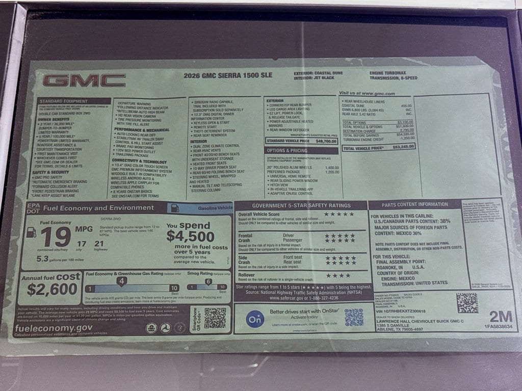 2026 GMC Sierra 1500 SLE - Photo 20
