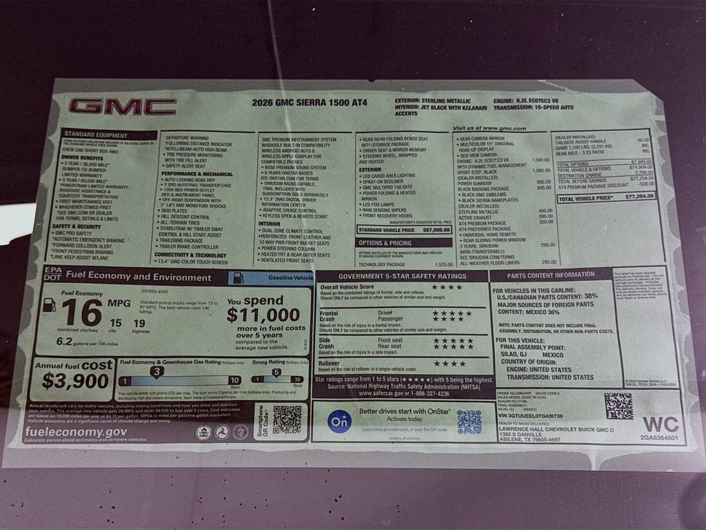 2026 GMC Sierra 1500 AT4 - Photo 20