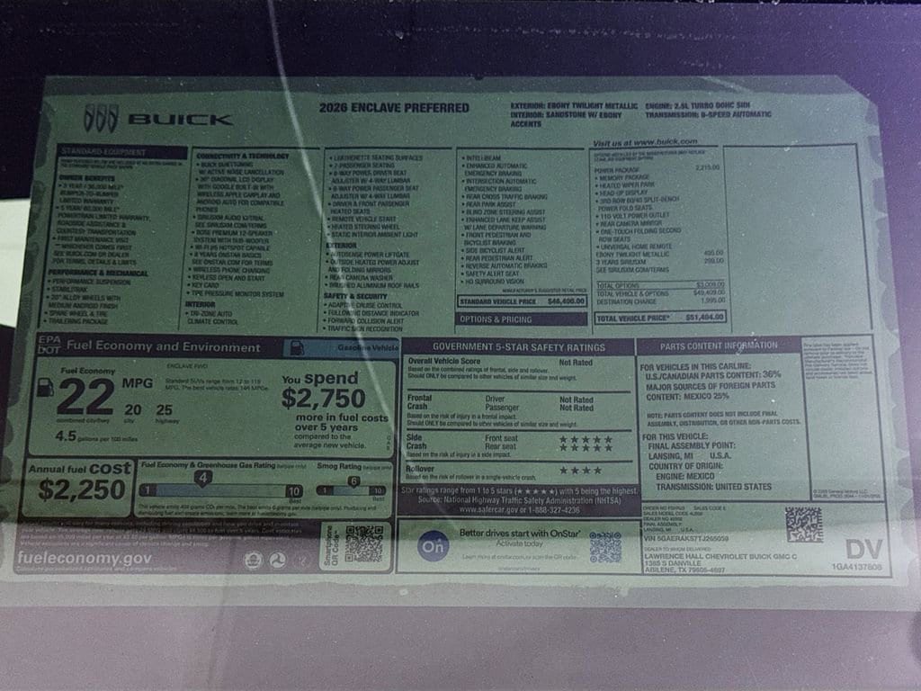 2026 Buick Enclave Preferred - Photo 20