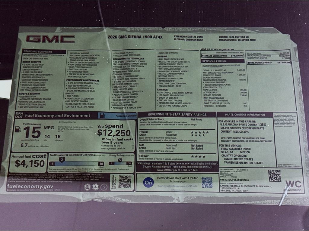 2026 GMC Sierra 1500 AT4X - Photo 20