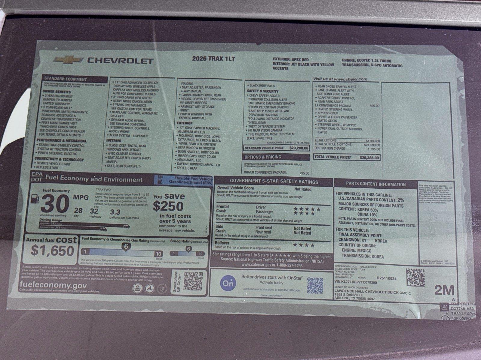 2026 Chevrolet Trax LT - Photo 19