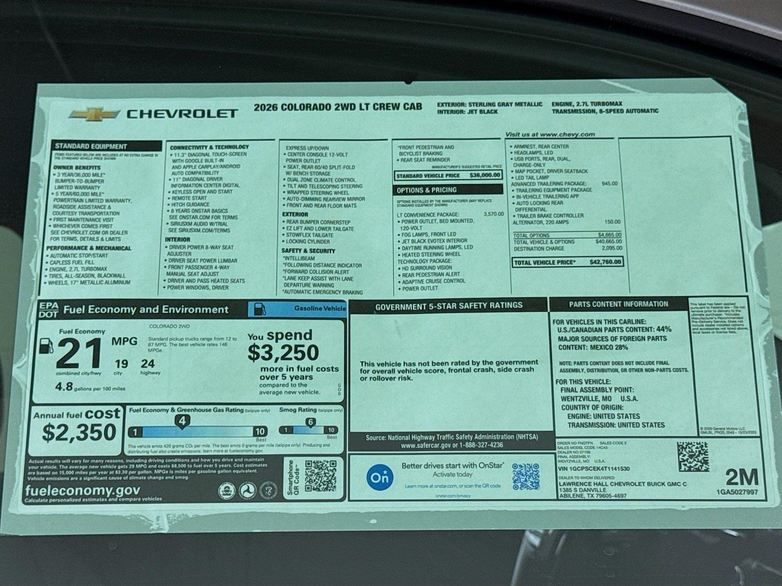 2026 Chevrolet Colorado LT - Photo 19