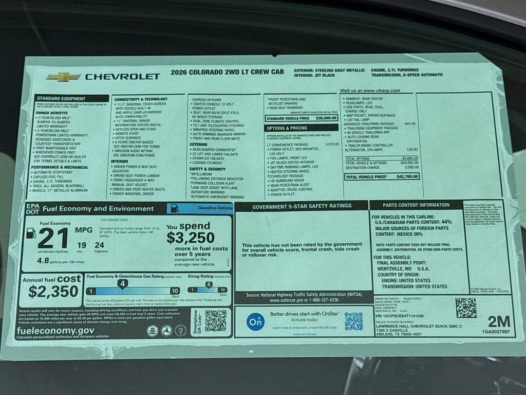2026 Chevrolet Colorado LT - Photo 19