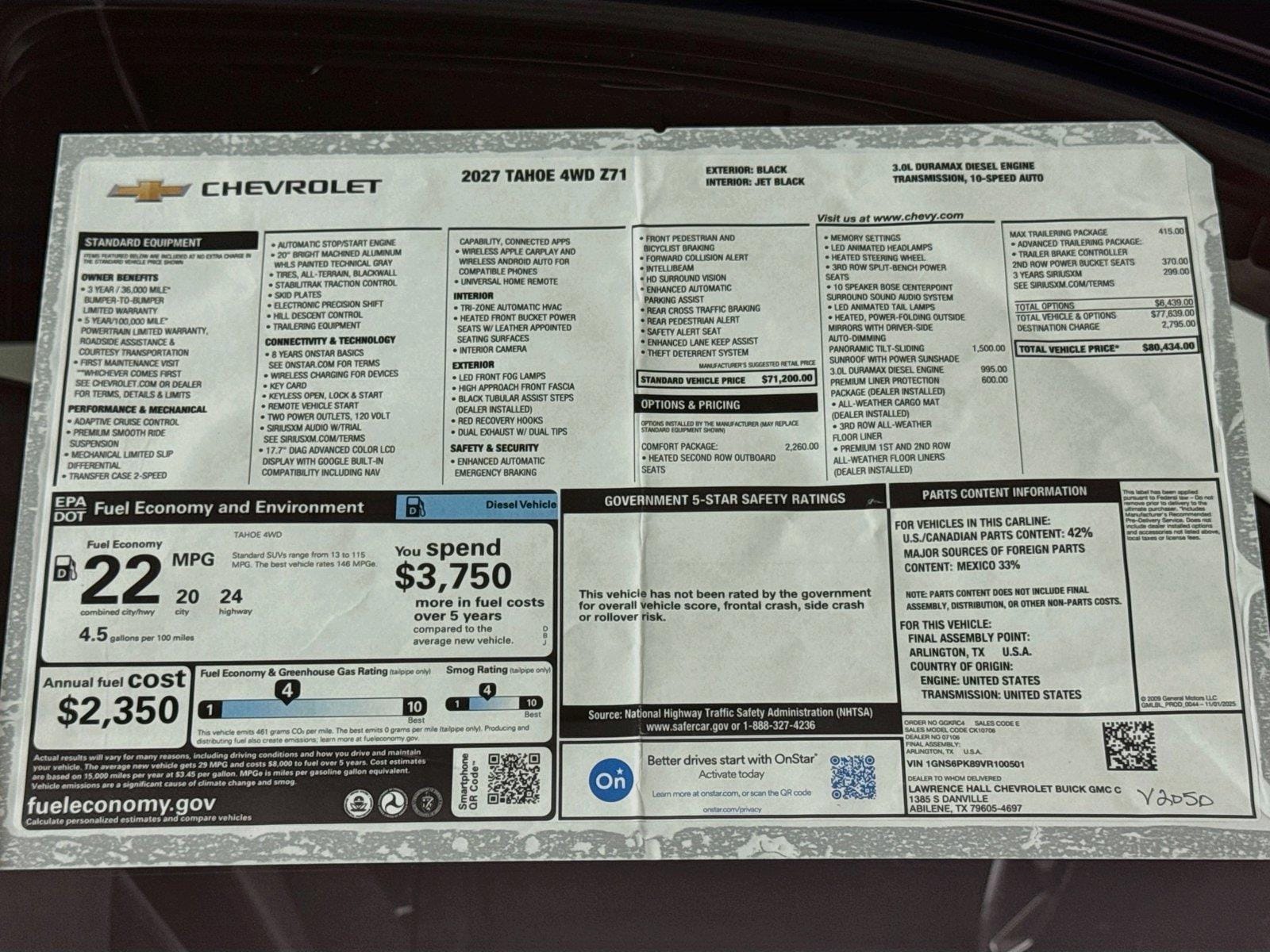 2027 Chevrolet Tahoe Z71 - Photo 20