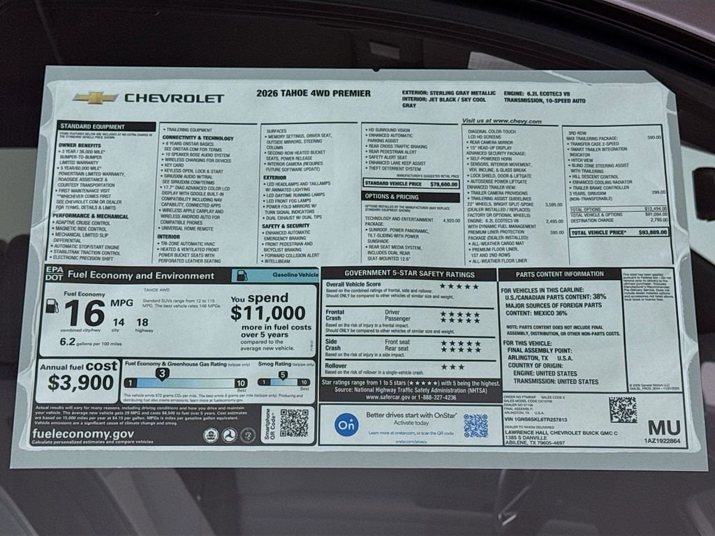 2026 Chevrolet Tahoe Premier - Photo 21