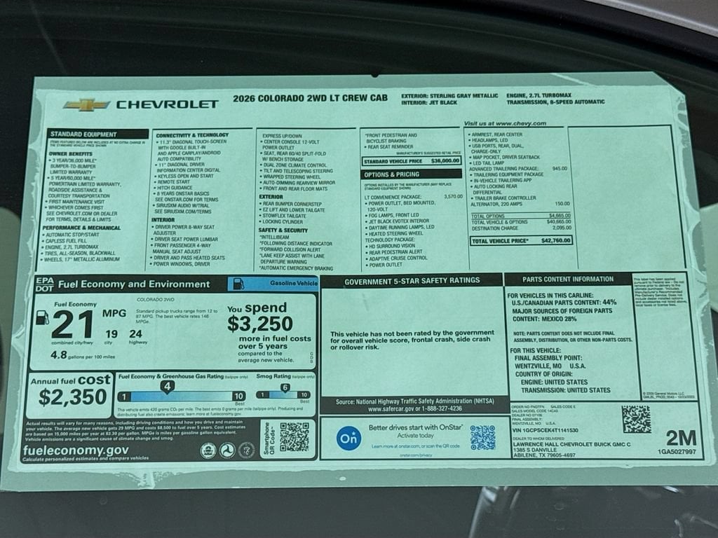 2026 Chevrolet Colorado LT - Photo 19