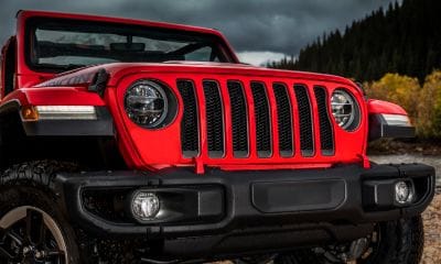 Jeep Wrangler front view