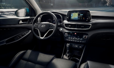 Hyundai Tucson interior with premium features