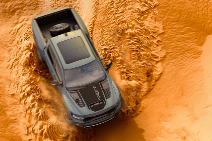 RAM 1500 driving in sand