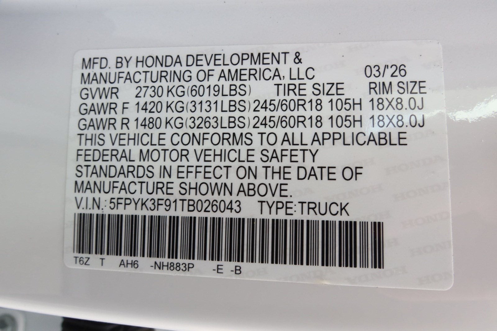 2026 Honda Ridgeline Black Edition - Photo 40