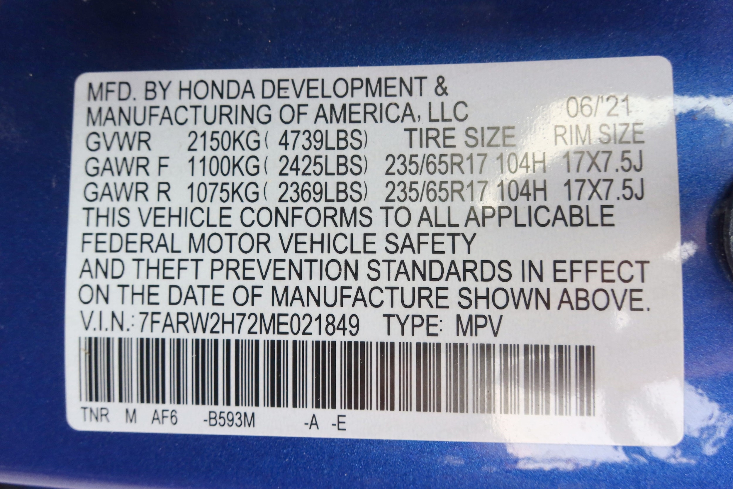 2021 Honda CR-V SE - Photo 34