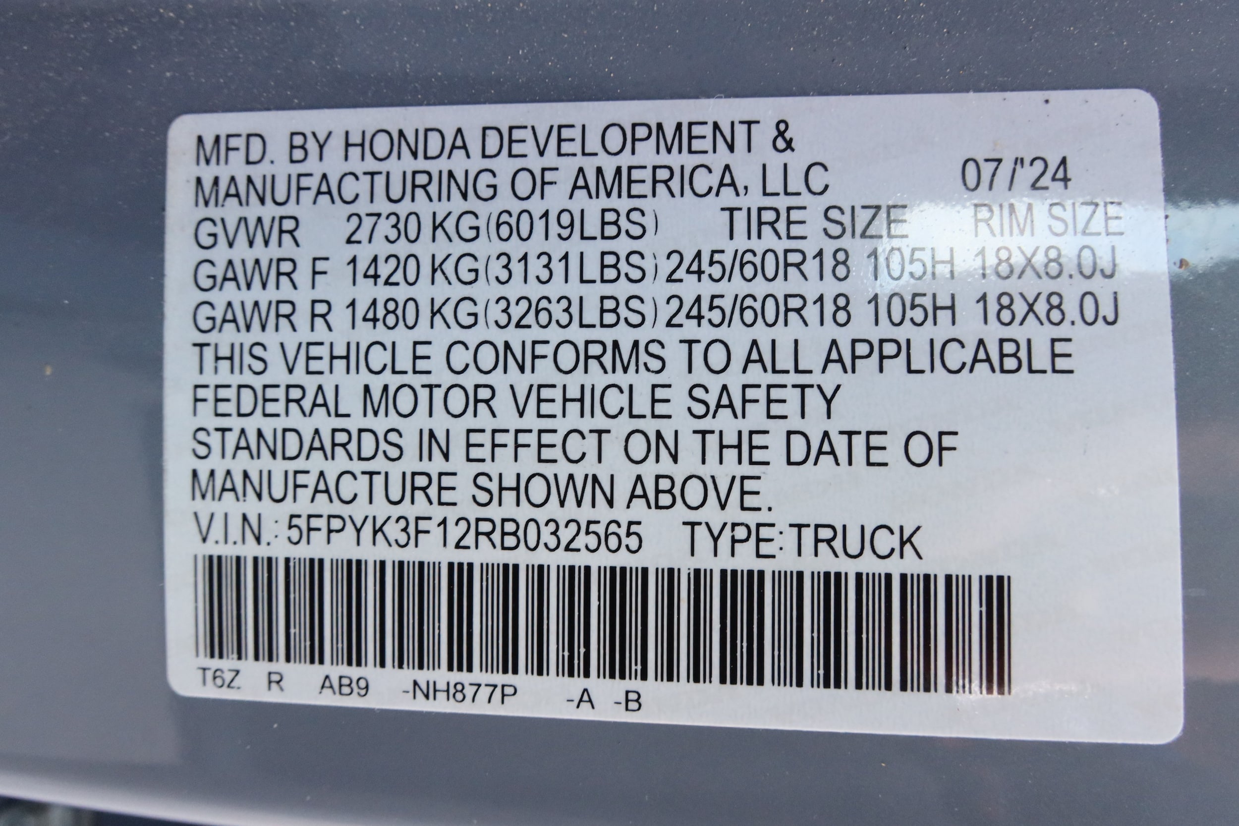 2024 Honda Ridgeline Sport - Photo 38