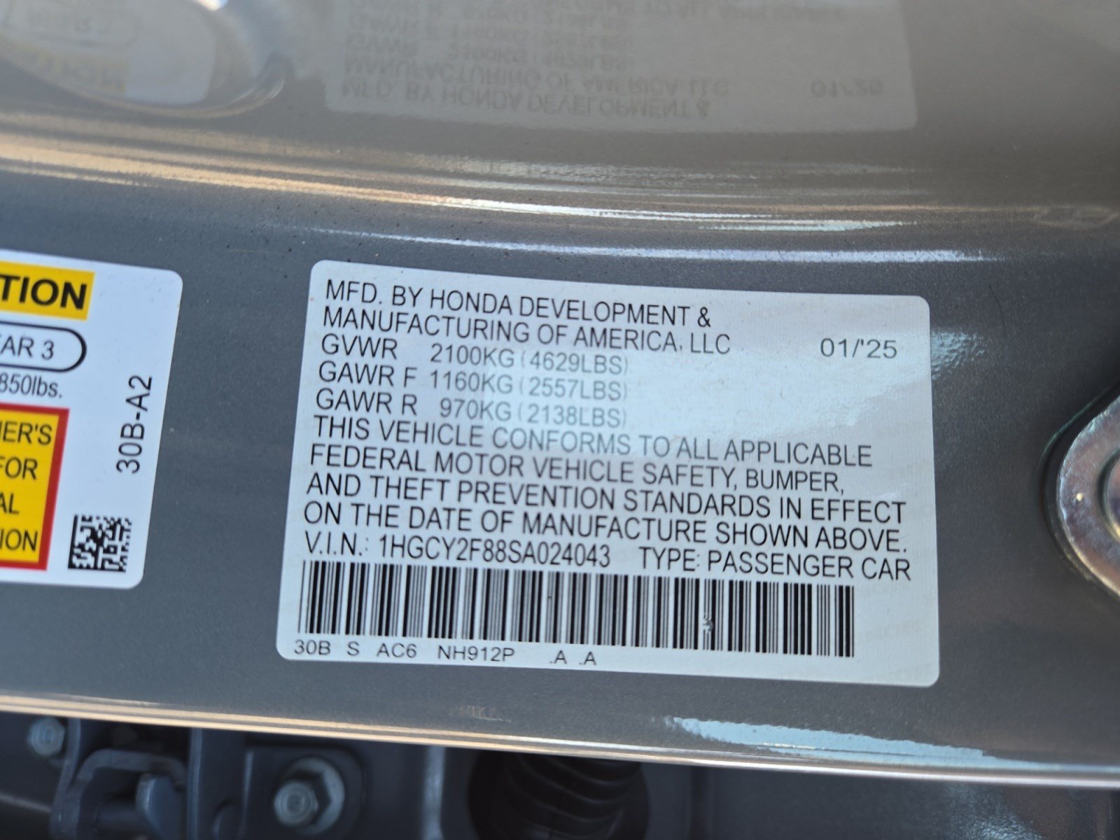 2025 Honda Accord Hybrid Touring - Photo 26