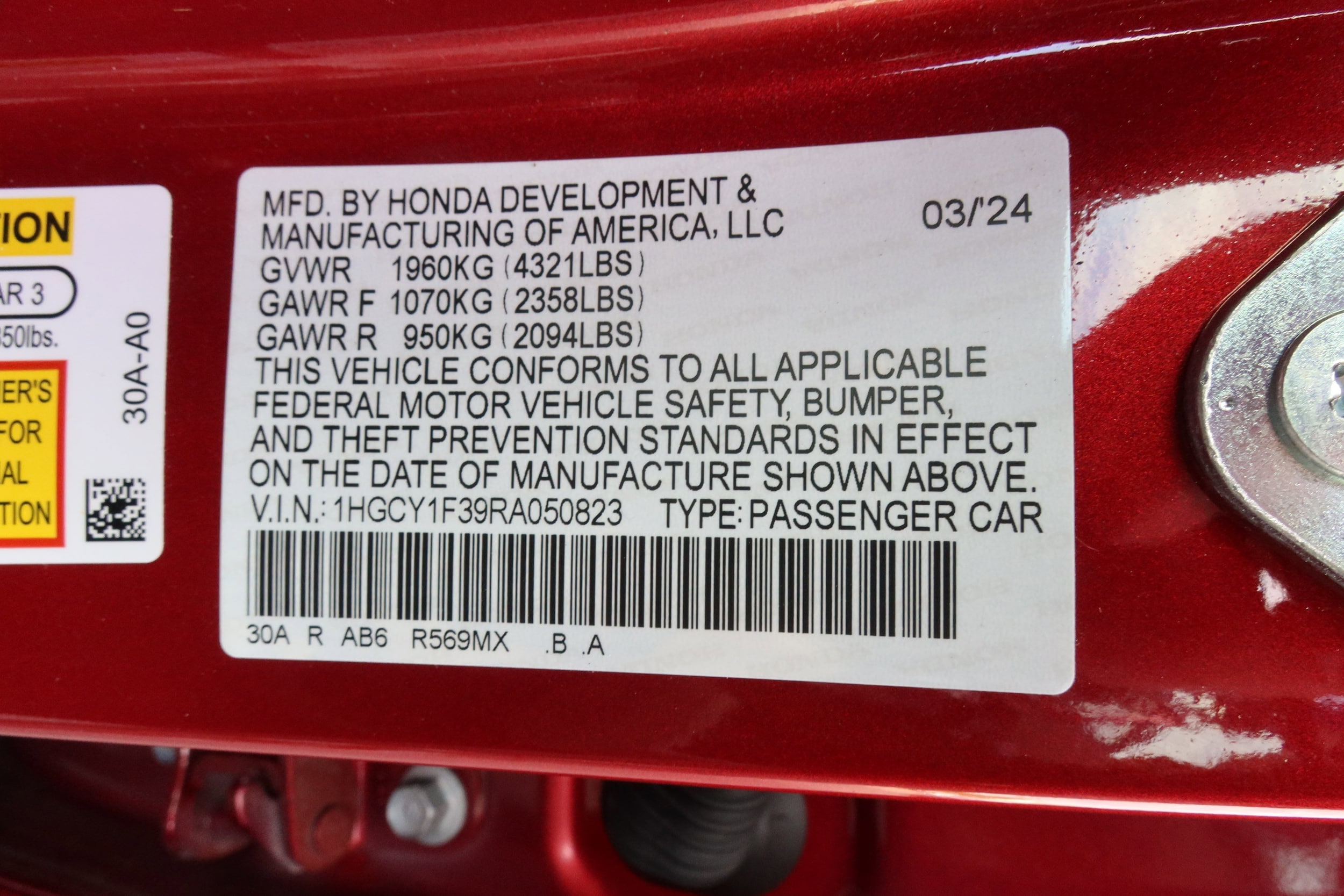 2024 Honda Accord EX - Photo 35