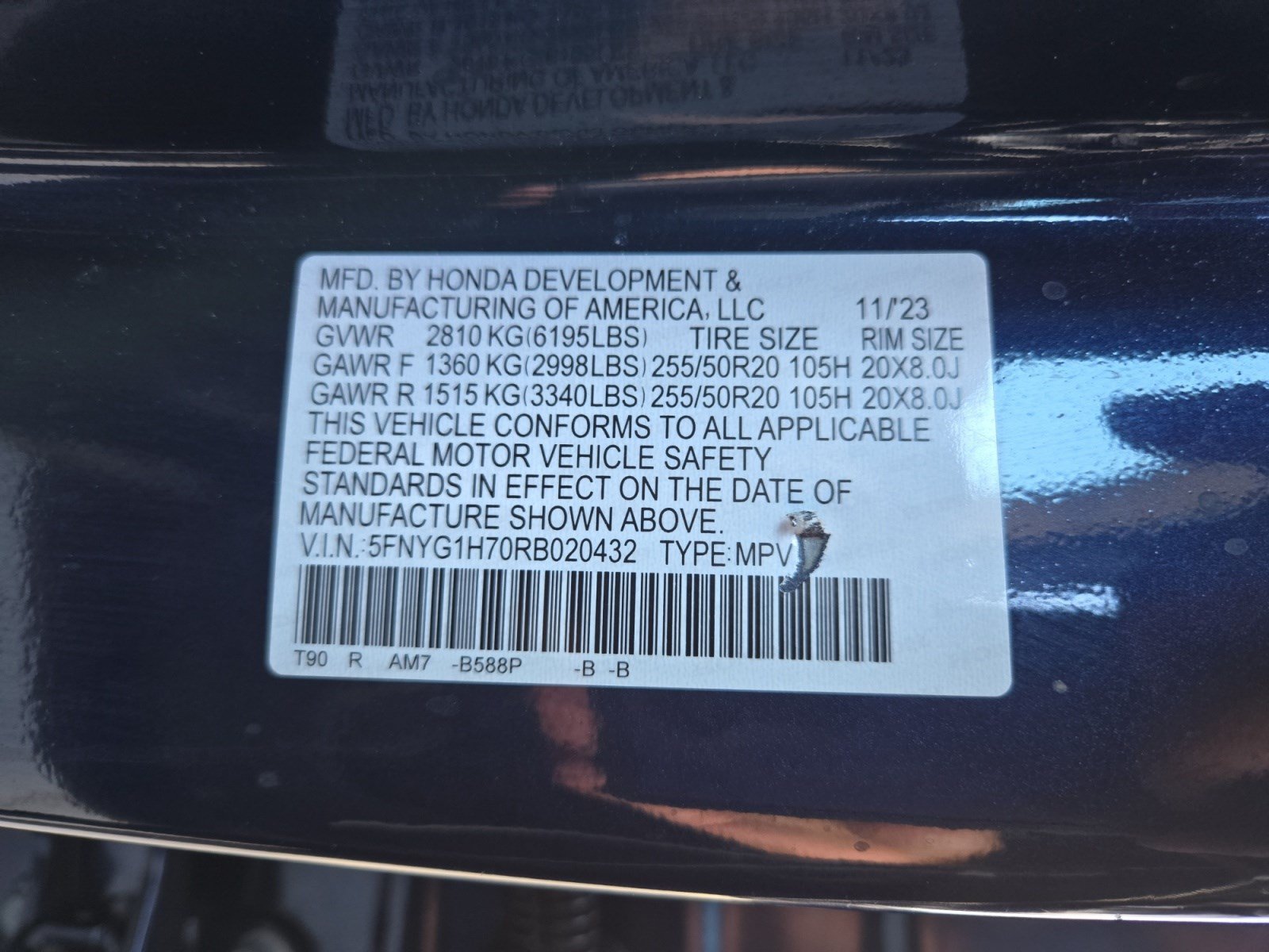 2024 Honda Pilot Touring - Photo 26