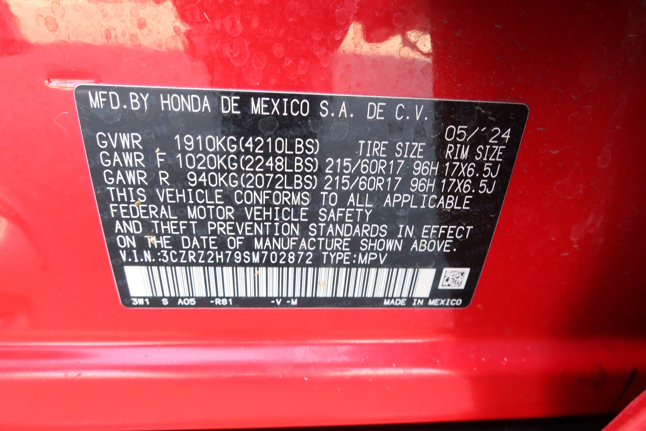 2025 Honda HR-V EX-L - Photo 36