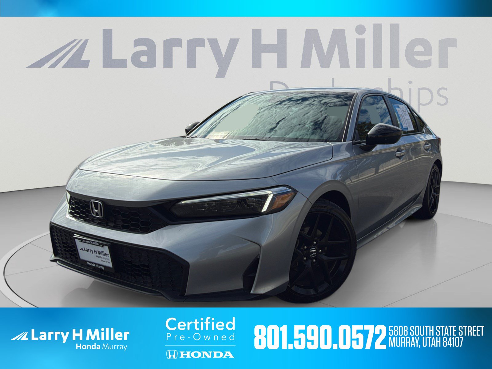 Used 2025 Honda Civic Sport Sedan 2HGFE2F55SH604377 Murray, UT