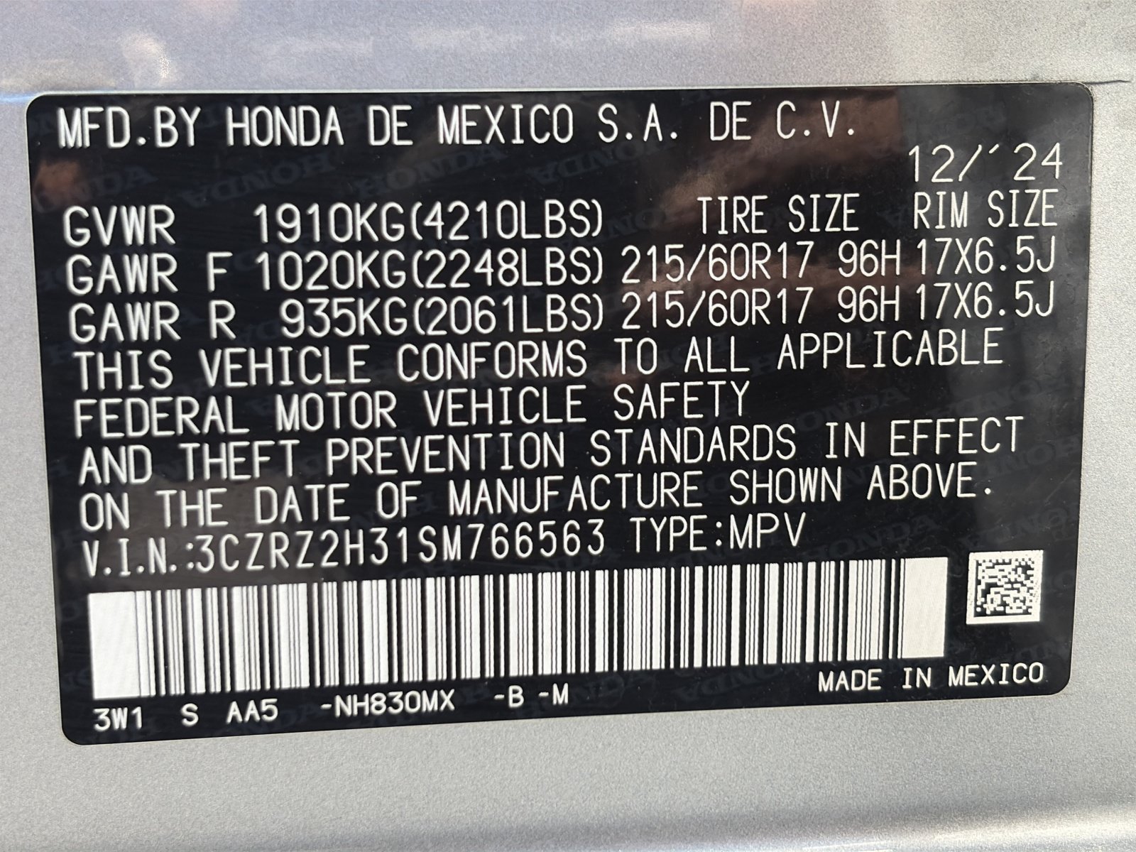 2025 Honda HR-V LX - Photo 32