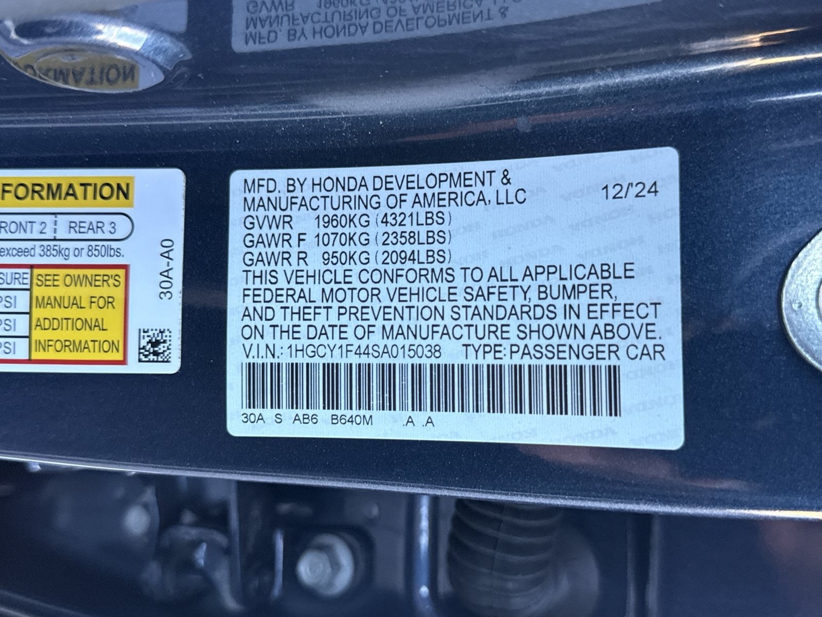 2025 Honda Accord SE - Photo 34