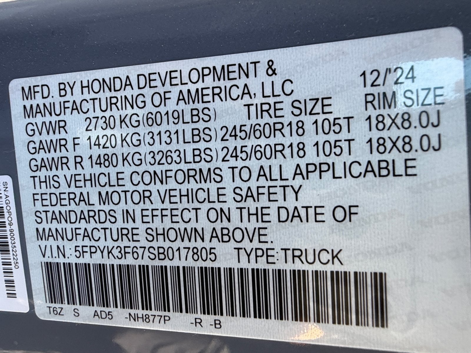 2025 Honda Ridgeline TrailSport - Photo 32