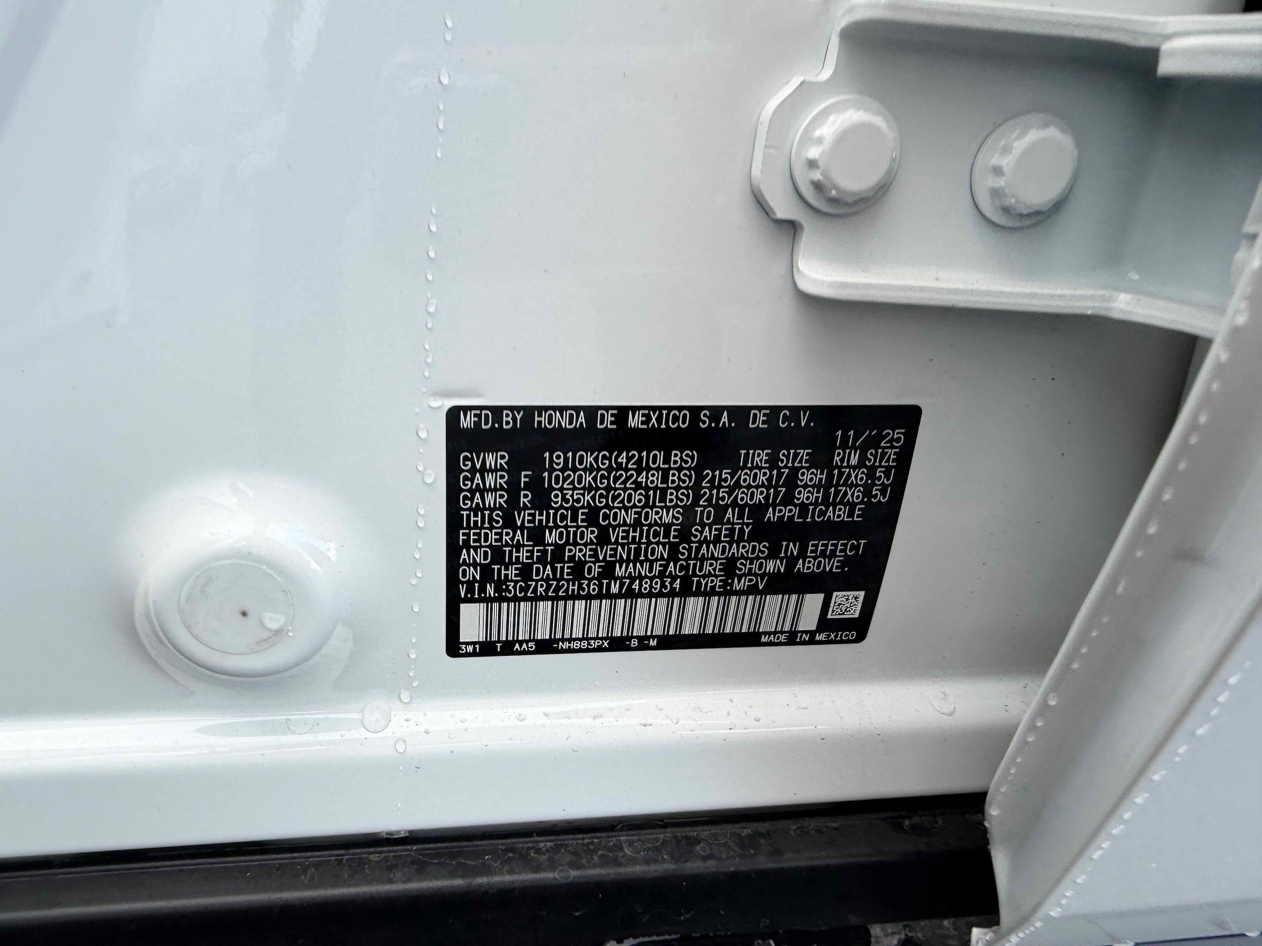 2026 Honda HR-V LX - Photo 32