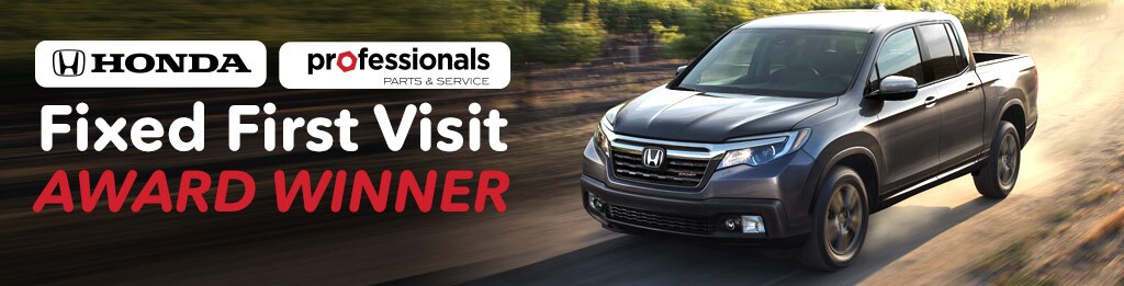 Downtown Honda Spokane is a Fixed on the First Visit Award Winner!