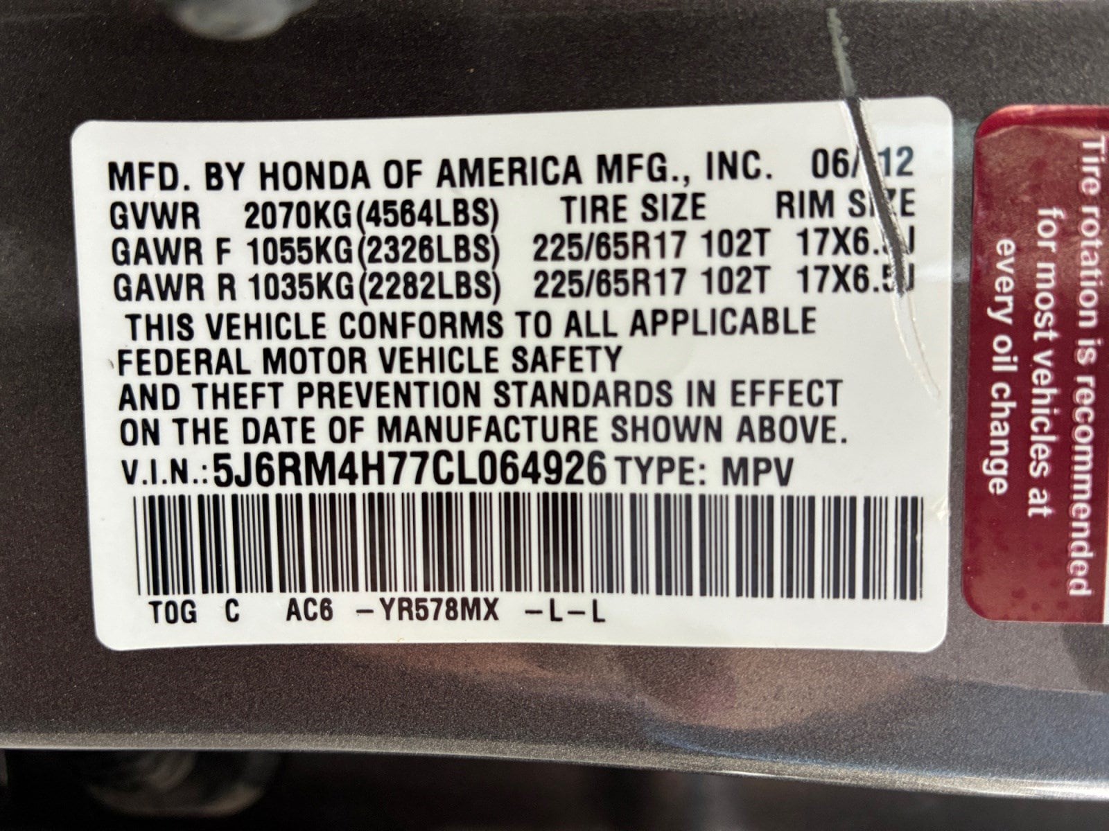 2012 Honda CR-V EX-L - Photo 36