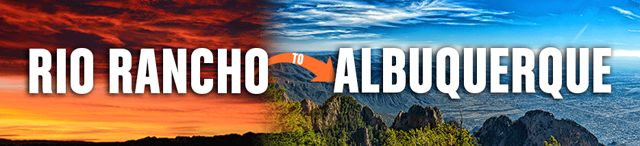 Directions from Rio Rancho to Albuquerque