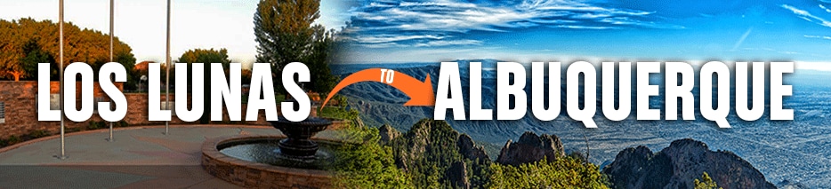 Directions from Los Lunas to Albuquerque