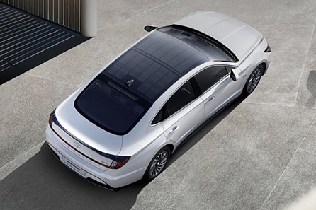 2020 Hyundai Sonata Hybrid Solar Panel Roof