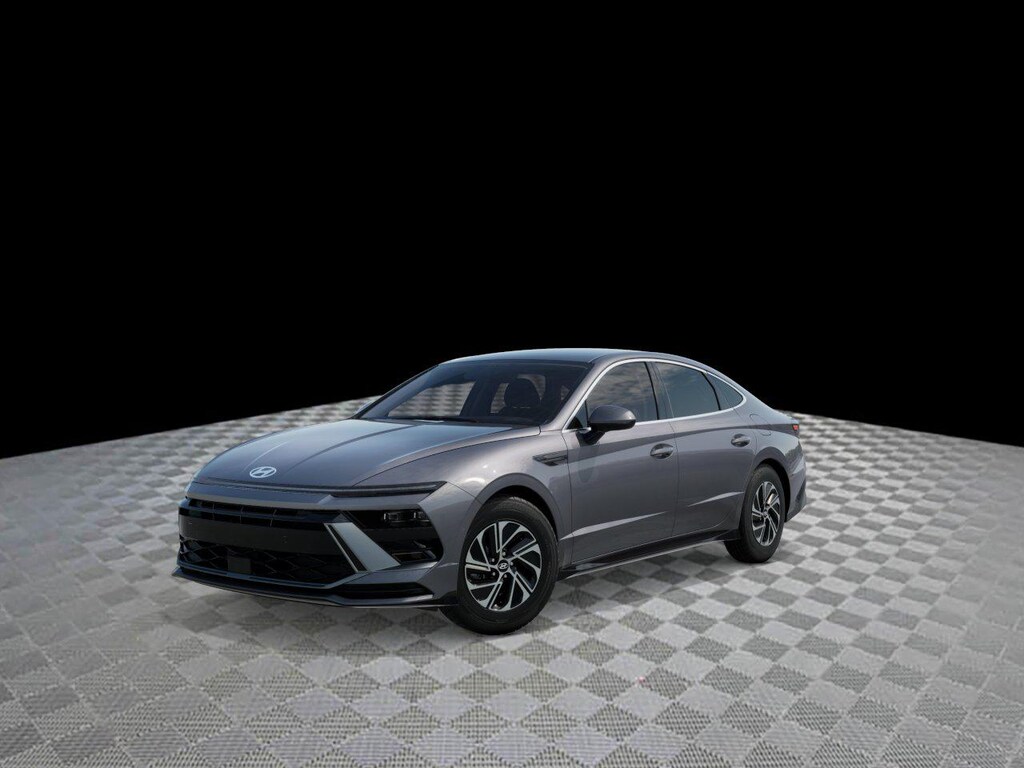 New 2026 Hyundai Sonata Hybrid Blue Sedan