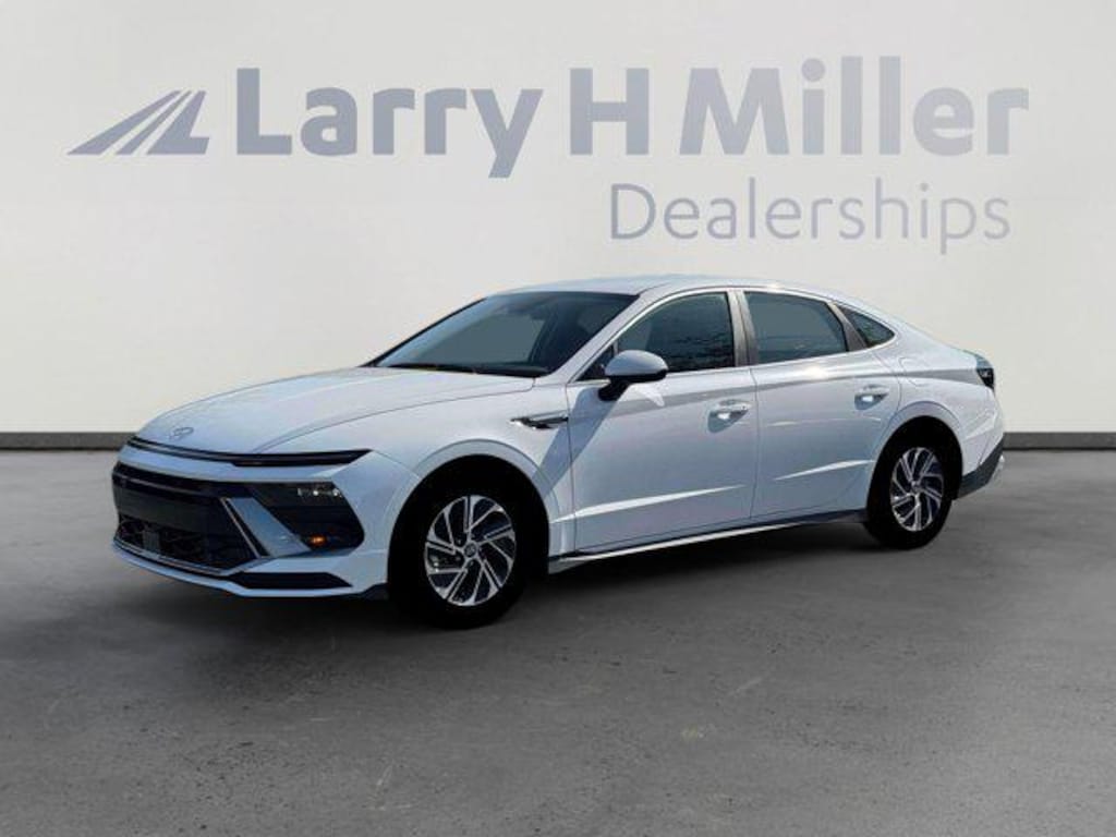 New 2026 Hyundai Sonata Hybrid Blue Sedan