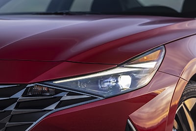 2021 Elantra exterior image- headlight