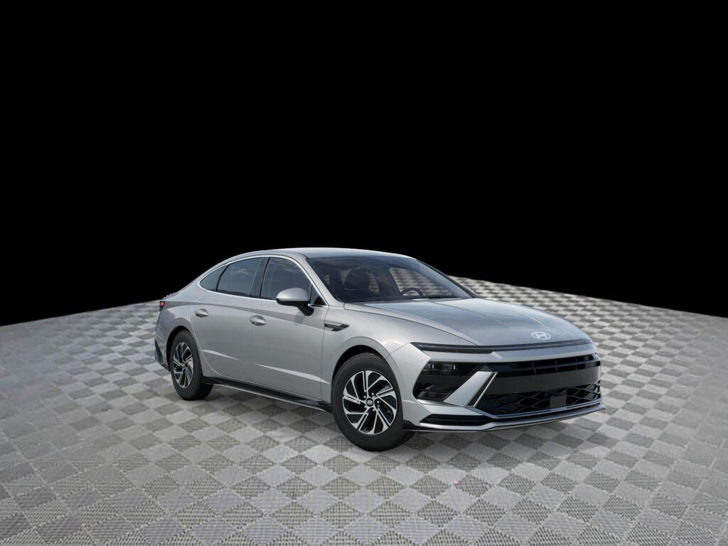New 2026 Hyundai Sonata Hybrid Blue Sedan