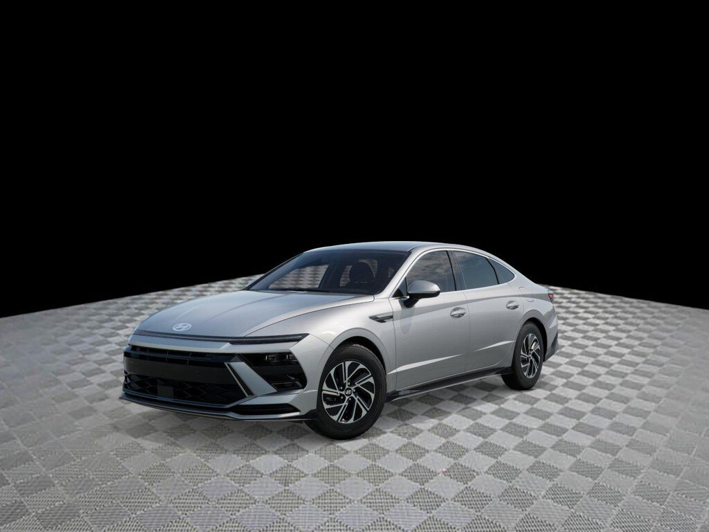 New 2026 Hyundai Sonata Hybrid Blue Sedan