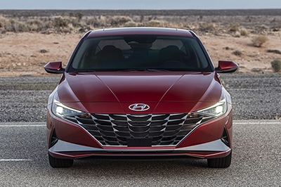 2021 Elantra exterior view, full front