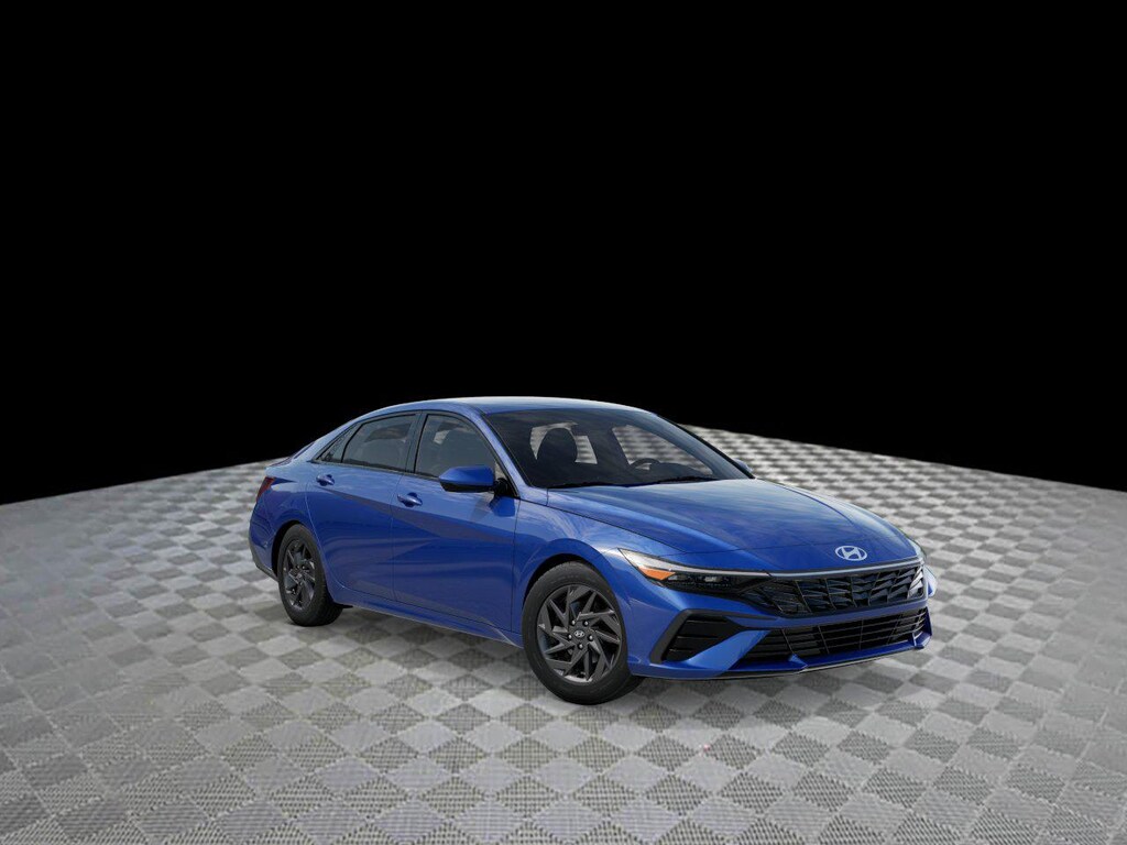 New 2026 Hyundai Elantra HEV Blue Sedan
