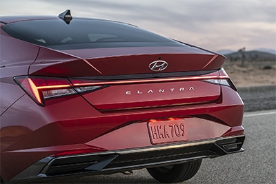 2021 Elantra exterior view rear