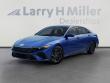 New 2026 Hyundai Elantra Hybrid Blue Sedan