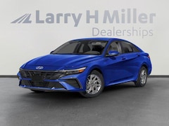 2026 Hyundai Elantra Hybrid Blue Sedan KMHLM4DJ7TU183207