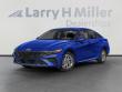New 2026 Hyundai Elantra Hybrid Blue Sedan