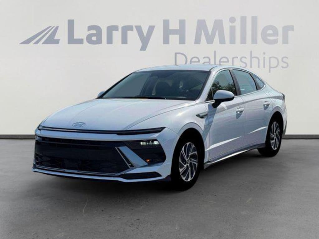 New 2026 Hyundai Sonata Hybrid Blue Sedan