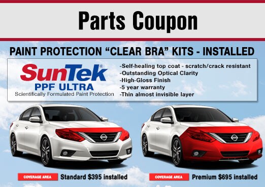 Automotive Parts Coupon for Clear Bra Kits, Installed Automotive Parts Coupon for Clear Bra Kits, Installed, Mesa, AZ
