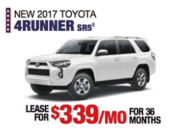 Labor Day Sales Event Toyota 4Runner 