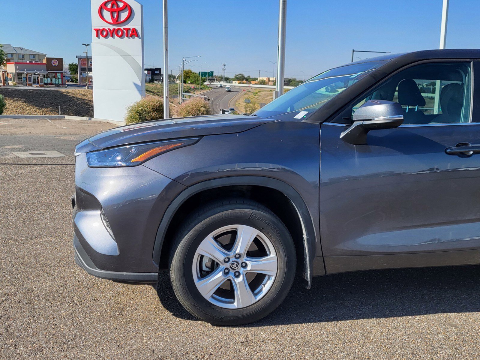 Certified 2023 Toyota Highlander LE with VIN 5TDKDRBH5PS033796 for sale in Albuquerque, NM