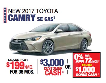 Labor Day Sales Event Toyota Camry
