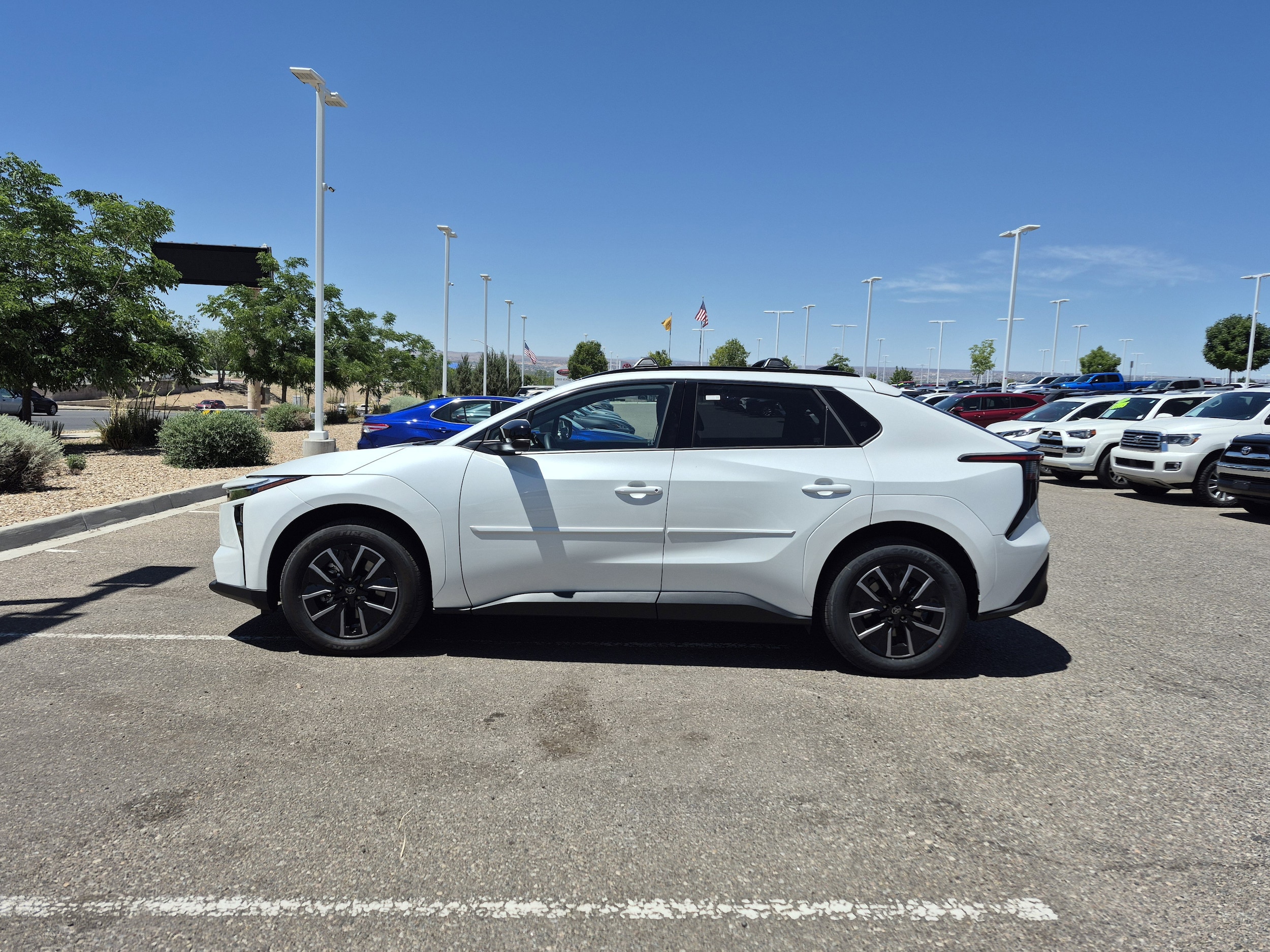 Used 2026 Toyota bZ XLE with VIN JTMBDAFB9TJ000590 for sale in Albuquerque, NM