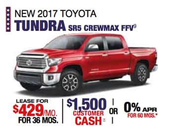 Labor Day Sales Event Toyota Tundra